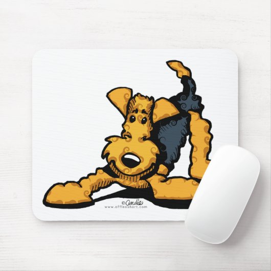 Airedale Terrier Locarno Mousepad (Mit Mouse)