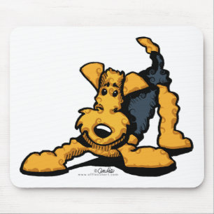 Airedale Terrier Locarno Mousepad
