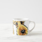 Airedale Terrier Lover Espressotasse (Rechts)