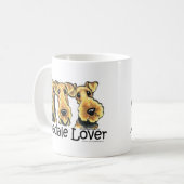 Airedale Terrier Lover Kaffeetasse (Vorderseite Links)