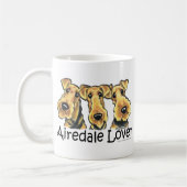 Airedale Terrier Lover Kaffeetasse (Links)