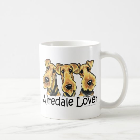 Airedale Terrier Lover Kaffeetasse (Rechts)