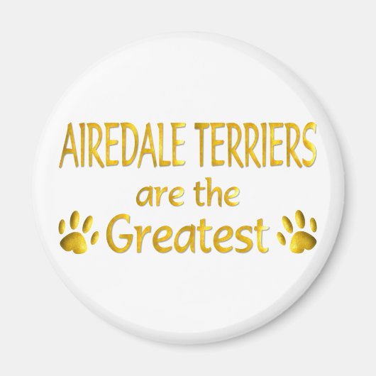 Airedale Terrier Magnet (Vorne)