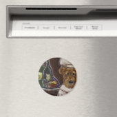 AIREDALE TERRIER MAGNET (In Situ (Geschirrspüler))