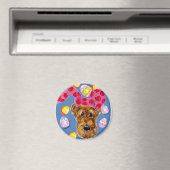 AIREDALE TERRIER MAGNET (In Situ (Geschirrspüler))