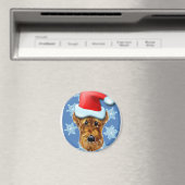 AIREDALE TERRIER MAGNET (In Situ (Geschirrspüler))