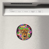 AIREDALE TERRIER MAGNET (In Situ (Geschirrspüler))
