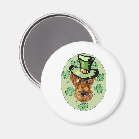 AIREDALE TERRIER MAGNET (Vorderseite/Rückseite)