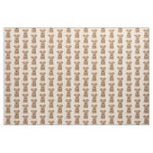 Airedale Terrier Malerei - Niedliche Originalkunst Stoff (Yard (91,4 cm))