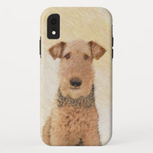 Airedale Terrier Malerei - Süße Originalkunst Case-Mate iPhone Hülle