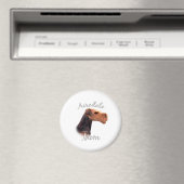 Airedale Terrier Mama 2 Magnet (In Situ (Geschirrspüler))