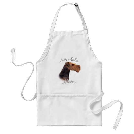 Airedale Terrier Mama 2 Schürze (Vorne)