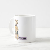 Airedale Terrier Mama 4 Kaffeetasse (Vorderseite Links)