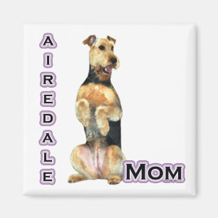 Airedale Terrier Mama 4 - Magnet