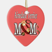 Airedale Terrier MAMA Keramikornament (Rechts)