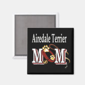 Airedale Terrier MAMA Magnet (Vorderseite/Rückseite)