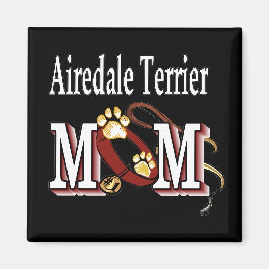 Airedale Terrier MAMA Magnet (Vorne)