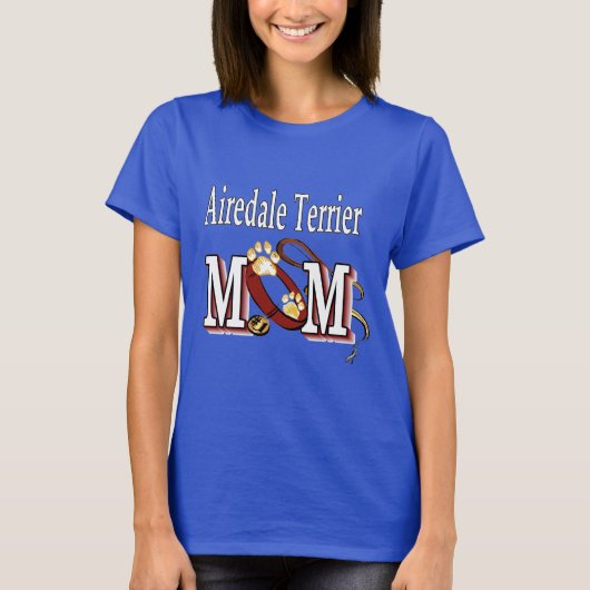 Airedale Terrier MAMA T-Shirt (Vorderseite)