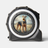 Airedale Terrier Maßband (Vorderseite)