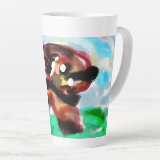 Airedale-Terrier Milchtasse (Rechte Ecke)