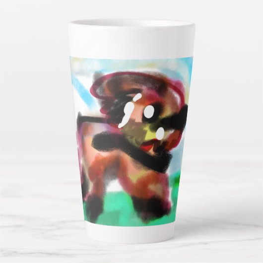 Airedale-Terrier Milchtasse (Vorderseite)