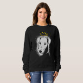Airedale Terrier mit Krone Sweatshirt (Vorne ganz)