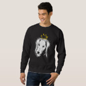 Airedale Terrier mit Krone Sweatshirt (Vorne ganz)