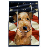 AIREDALE TERRIER MITTLERE GESCHENKTÜTE (Rückseite)