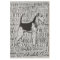 Airedale Terrier Monotone Wortkunst-Tinte