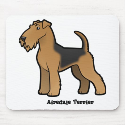 airedale Terrier Mousepad (Vorne)
