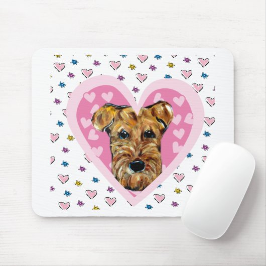 AIREDALE TERRIER MOUSEPAD (Mit Mouse)