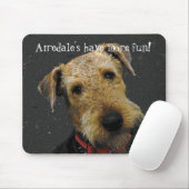 Airedale Terrier Mousepad (Mit Mouse)
