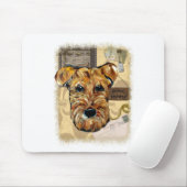 AIREDALE TERRIER MOUSEPAD (Mit Mouse)