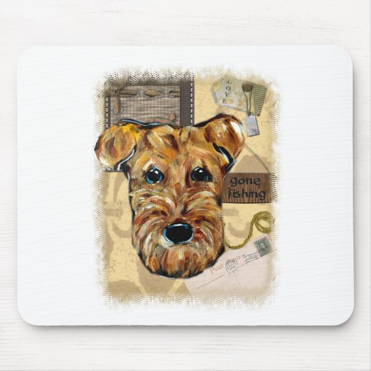 AIREDALE TERRIER MOUSEPAD (Vorne)