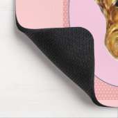 AIREDALE TERRIER MOUSEPAD (Ecke)