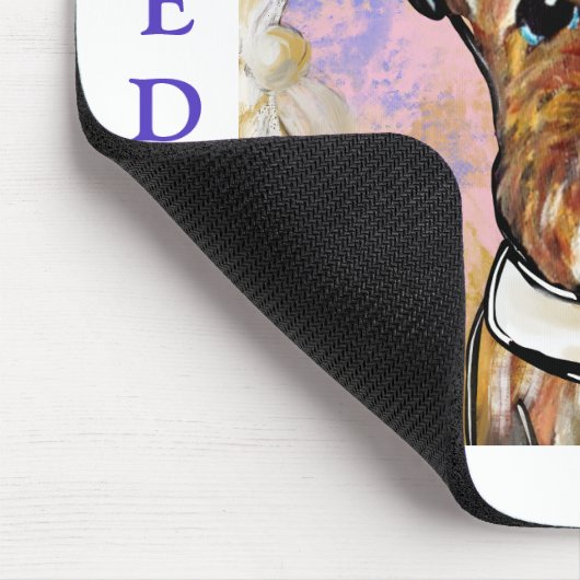 AIREDALE TERRIER MOUSEPAD (Ecke)