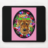 AIREDALE TERRIER MOUSEPAD (Vorne)