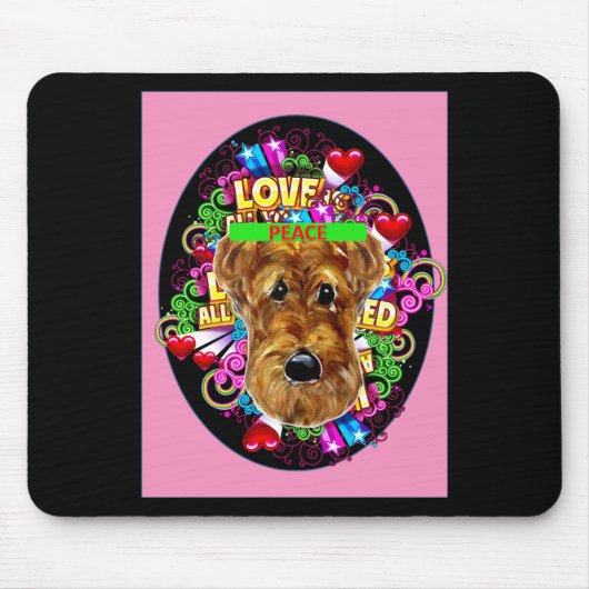 AIREDALE TERRIER MOUSEPAD (Vorne)
