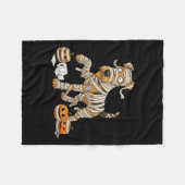 Airedale Terrier Mummy Pumpkin Halloween Kids Mens Fleecedecke (Vorderseite (Horizontal))