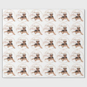 Airedale Terrier Mütter Day Geschenkpapier (Flach)