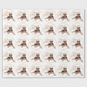 Airedale Terrier Mütter Day Geschenkpapier (Flach)