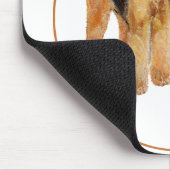 Airedale Terrier Mütter Day Mousepad (Ecke)