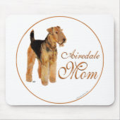 Airedale Terrier Mütter Day Mousepad (Vorne)