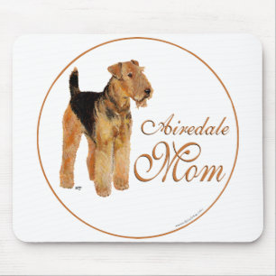Airedale Terrier Muttertag Mousepad