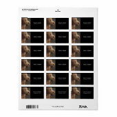 Airedale Terrier Neue Adresse Adressaufkleber (Vorne)