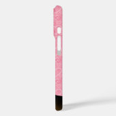 Airedale Terrier Niedlicher Hund Kopf auf rosa Her Case-Mate iPhone Hülle (Rückseite / Links)