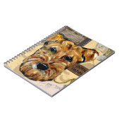 AIREDALE TERRIER NOTIZBLOCK (Linke Seite)