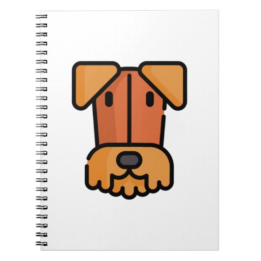 Airedale Terrier Notizblock (Vorderseite)