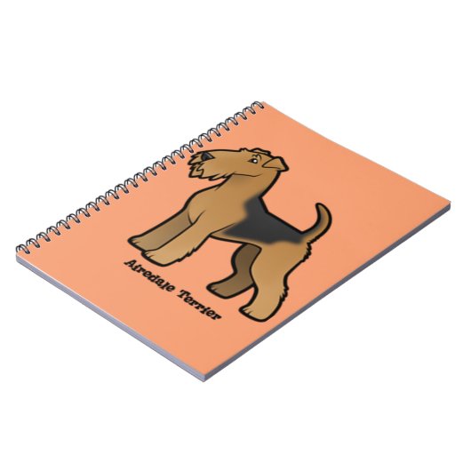 airedale Terrier Notizblock (Linke Seite)
