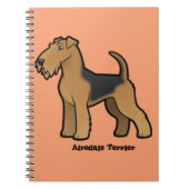 airedale Terrier Notizblock (Vorderseite)